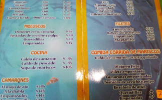 Marisqueria Nemo menu
