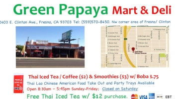 Green Papaya Mart Deli food