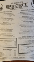 Mudrock's Tap Tavern menu