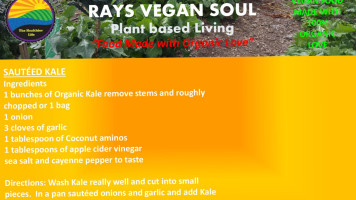 Rays Vegan Soul menu