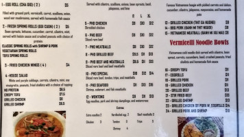 Le's Kitchen menu