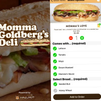 Momma Goldberg's Deli food