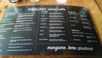 Pisolino menu