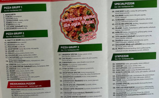 Pizzeria Restaurang Capri menu