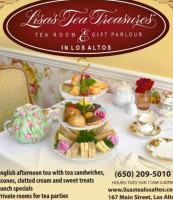Lisa's Tea Treasures menu