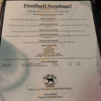 Black Bear Bar & Grill menu