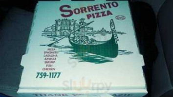 Sorrento Pizza menu