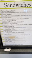 Bagel Chalet menu