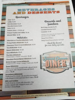 Second Chance Diner menu