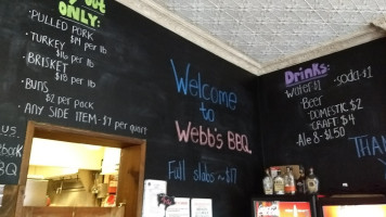 Webb's Bbq food
