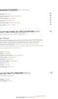 Le Palace De Menthon menu