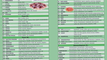 Pizzeria Viking Lysekil menu