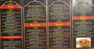 Taste Of India menu