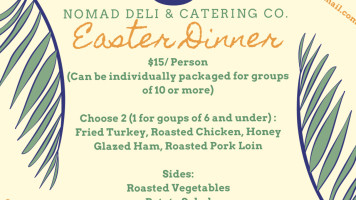 Nomad Deli Catering Company menu