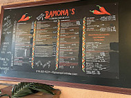Ramona's Comida Mexicana menu