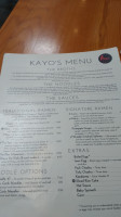 Kayo's Ramen food