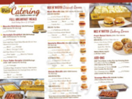 Tudors Biscuit World menu