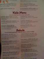 The Natural Cafe menu