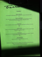 Terrassen Pub Kök menu