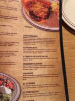 Mama Juanita's menu