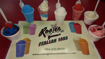 Rosies Gourmet Italian Ices food
