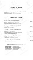 Restaurant La Botte menu