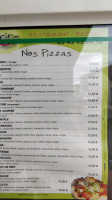 Pizzeria Sourire menu