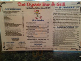 The Oyster Bar & Grill menu