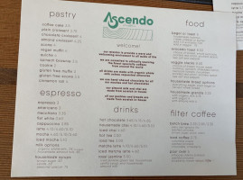 Ascendo menu