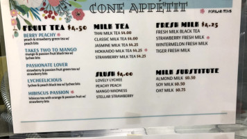 Appetit menu