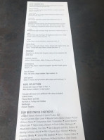 Wisconsin Café menu
