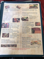 Chavela's Mexican Cuisine menu