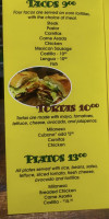 Taco Tko menu