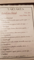 Café Restaurant de la Plaine menu