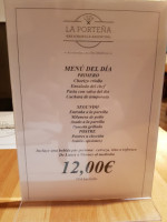 Parrilla La Portena menu