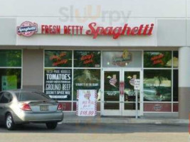 Fresh Betty Spaghetti outside