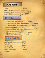 Las Penas Mexican Grill 2 menu