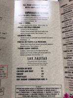 El Rancho Grande menu