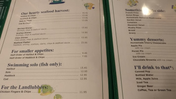 Bronte Fish & Chips menu