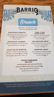 Brookside Barrio menu