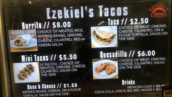 Ezekiel's Tacos food