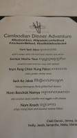 Blue Bamboo Canton Bistro menu