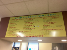 Taqueria El Ahijado menu