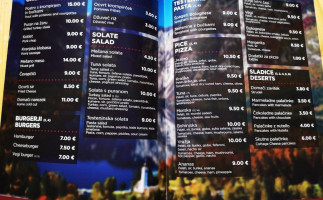 Restavracija Kramar menu