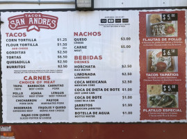 Taco San Andres inside