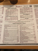 Sicilia's Pizzeria menu