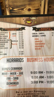 Tacos Chihuas menu
