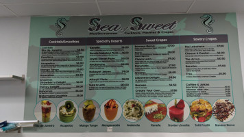 Sea Of Sweet menu