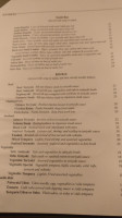 Shiroi Hana menu