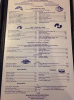 Sanibel's menu